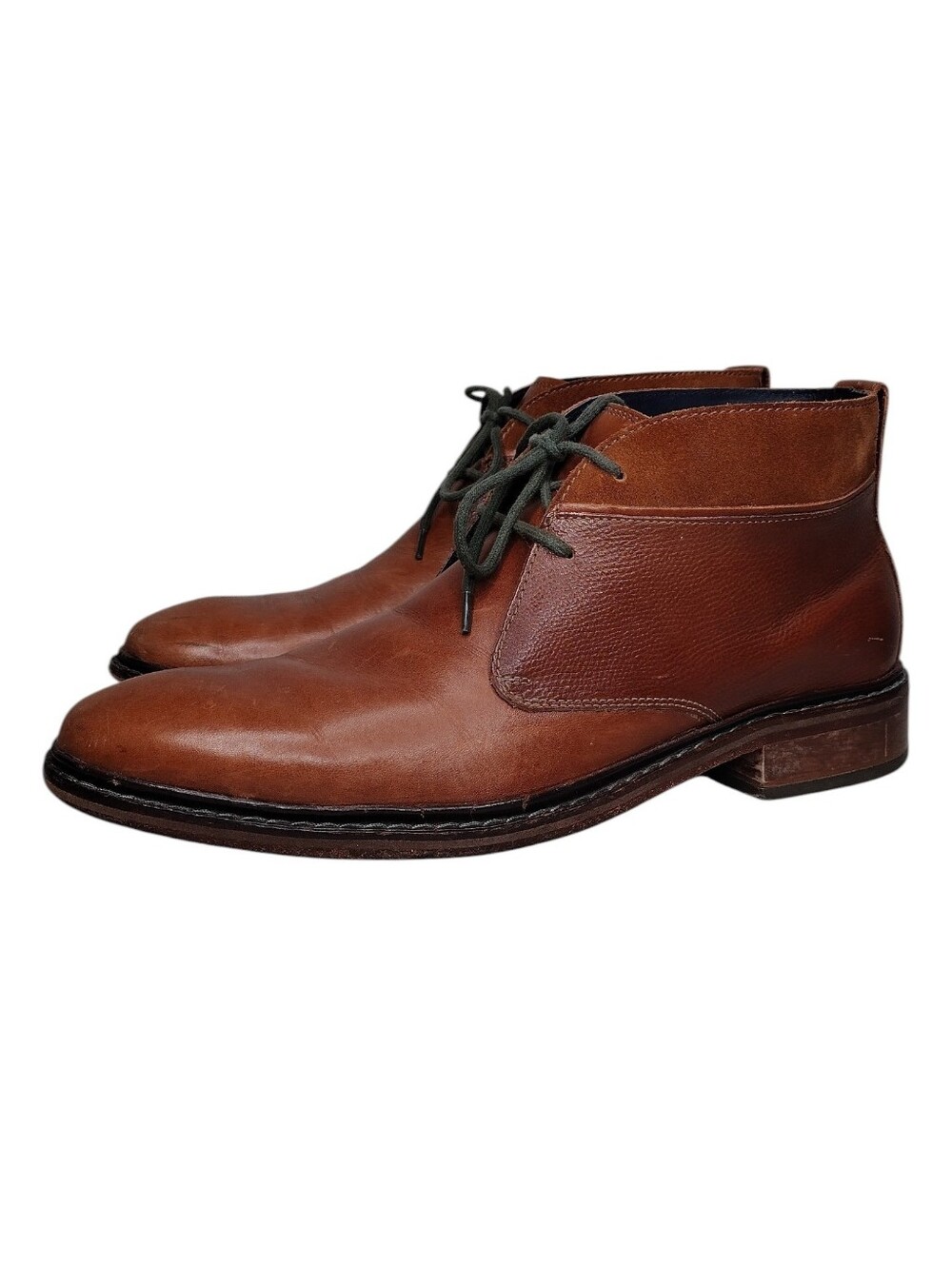 Cole Haan Colton Leather Brown Career Lace-Up Chukka Boots Men's Sz 11 M